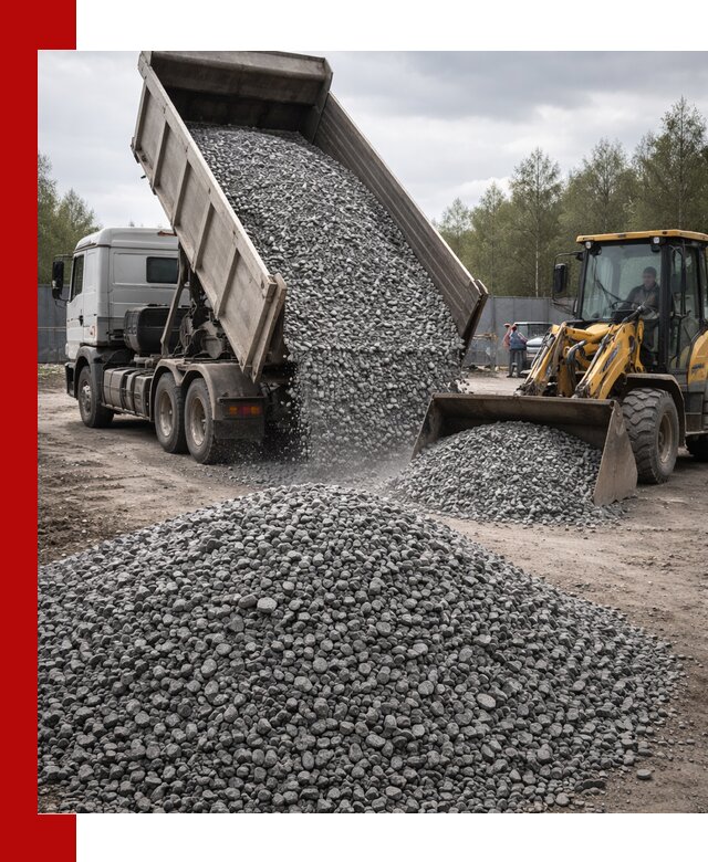 Доставка и продажа щебня гранитного в Шадринске