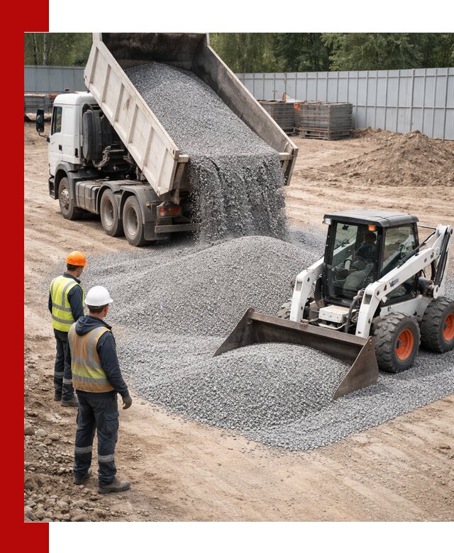 Доставка и продажа гранитного щебня фракции 0-5 в Шадринске