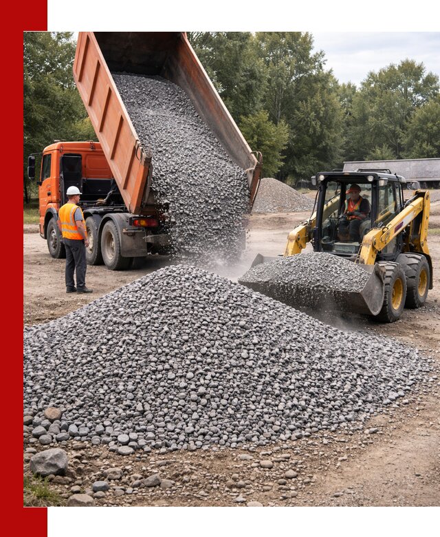 Купить гранитный щебень фракции 5–10 в Шадринске с доставкой