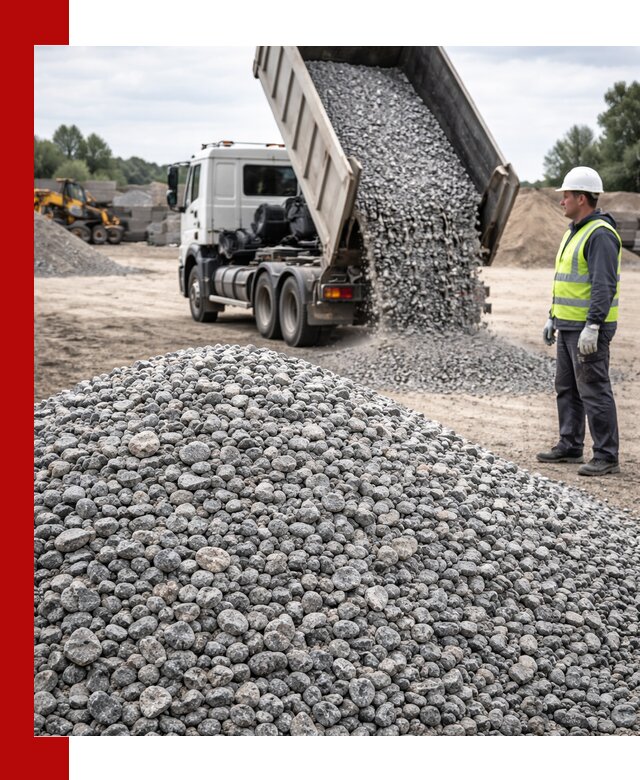 Доставка и продажа гранитного щебня фракции 5-20 в Шадринске