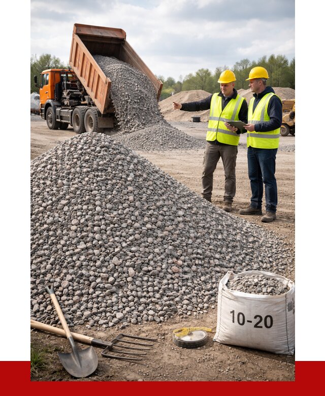 Гранитный щебень фракция 10-20 в Шадринске от 4343 руб.|ПРОНЕРУДШдр