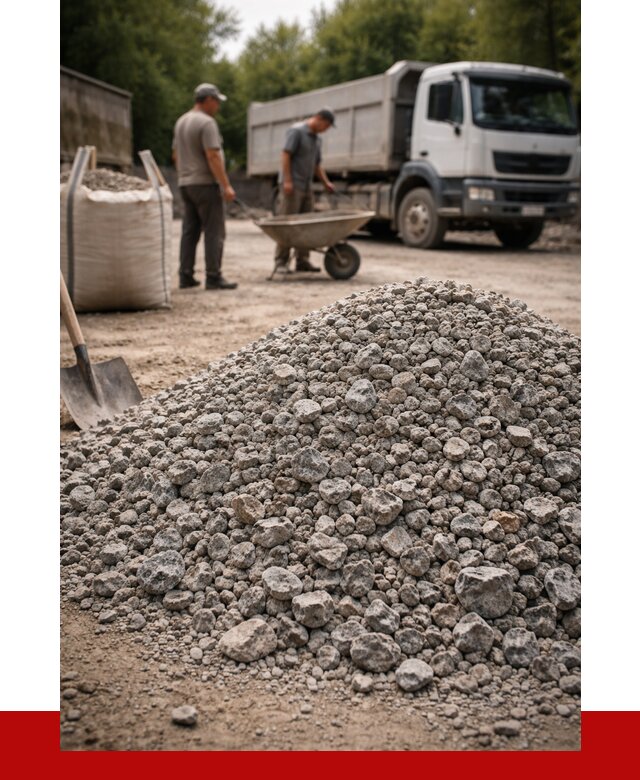 Гранитный щебень фракция 20-40 в Шадринске от 3309 руб. ПРОНЕРУДШдр