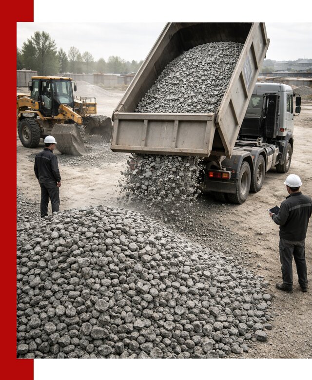 Доставка гранитного щебня фракции 20-40 в Шадринске