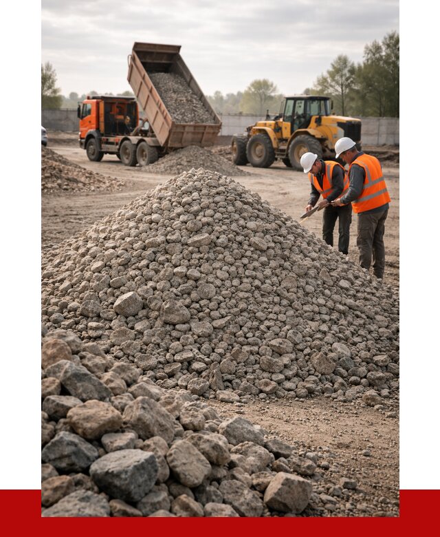 Гранитный щебень фракция 40-70 в Шадринске от 2585 руб ПРОНЕРУДШдр