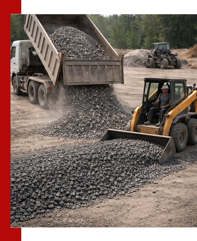 Гранитный щебень фракция 40-70 с доставкой в Шадринске