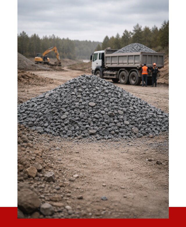 Щебень габбро диабаз фракция 40-70 в Шадринске от 2275 р-ПРОНЕРУДШдр