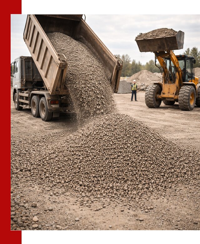 Гравийный щебень фракция 3–10 с доставкой в Шадринске