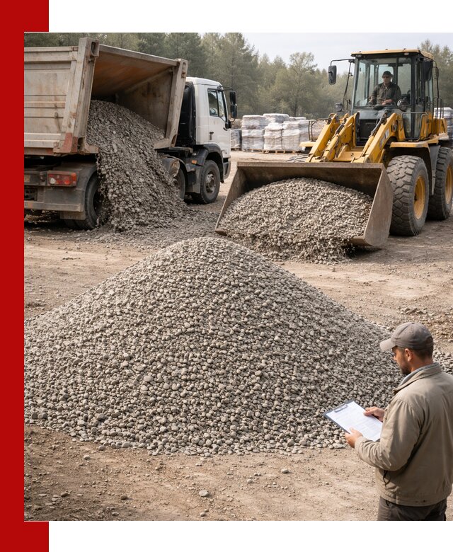 Гравийный щебень фракция 5–10 с доставкой в Шадринске