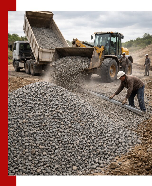 Гравийный щебень фракция 5-20 с доставкой в Шадринске