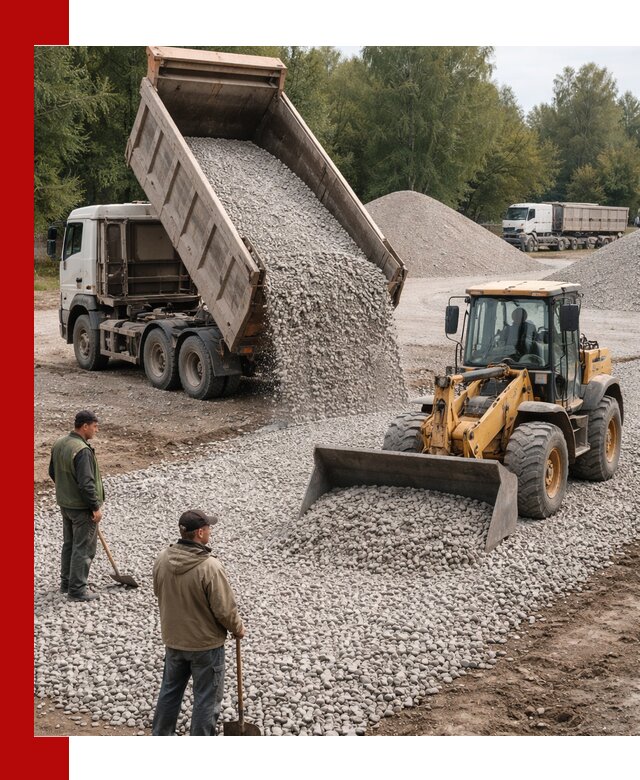 Купить гравийный щебень фракция 20-40 в Шадринске с доставкой