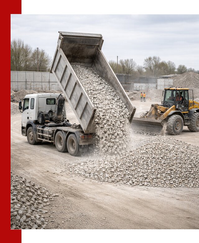 Доставка и продажа известнякового щебня в Шадринске