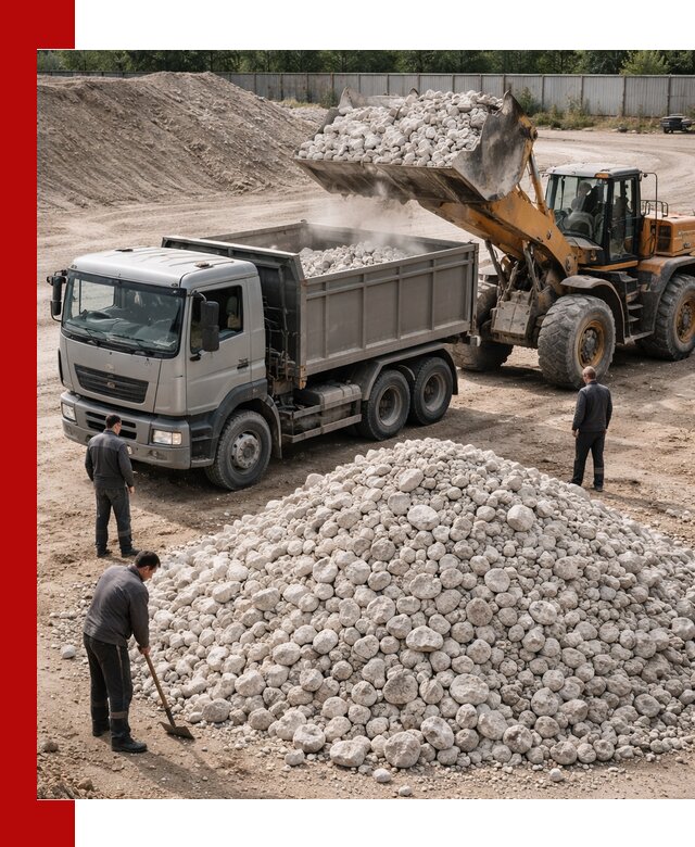 Известняковый щебень фракция 70–150 с доставкой в Шадринске