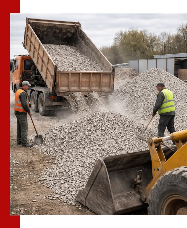 Доломитовый щебень фракции 5-20 с доставкой в Шадринске