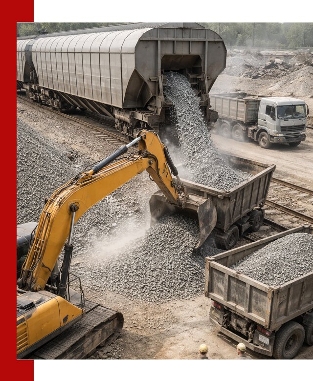 Доставка железнодорожного щебня в Шадринске крупными партиями быстрого отгруза