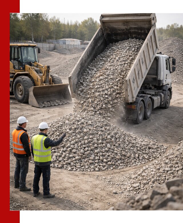 Вторичный щебень фракция 40–70 доставка в Шадринске