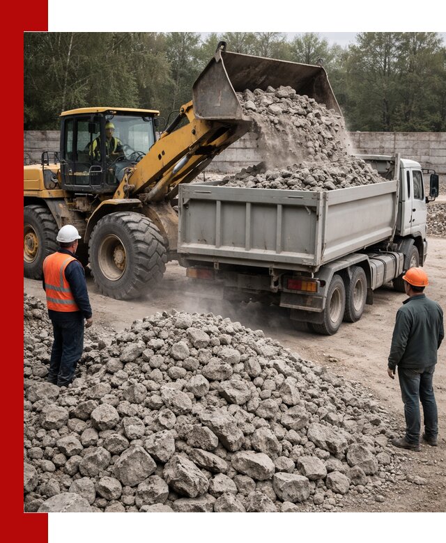 Вторичный щебень фракция 70–150 в Шадринске с доставкой