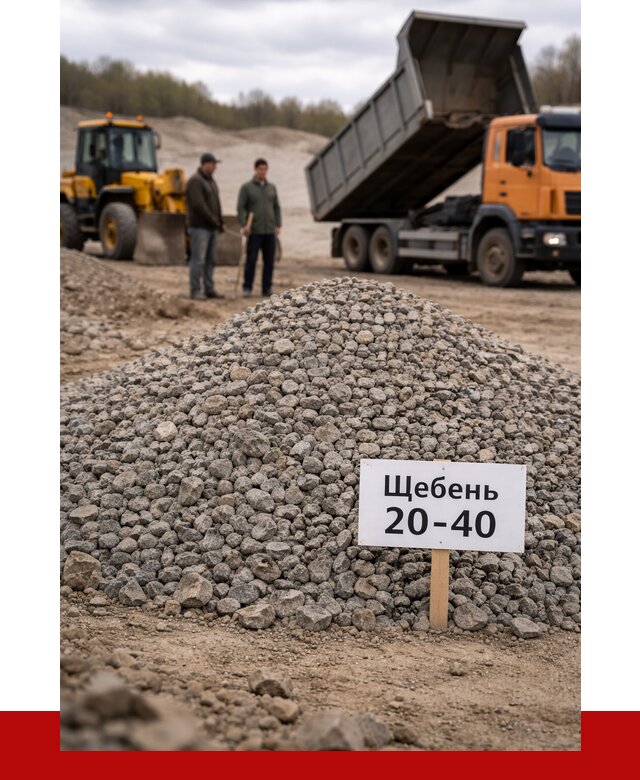 Бетонный щебень фракция 20-40 в Шадринске от 2534 р. | ПРОНЕРУДШдр