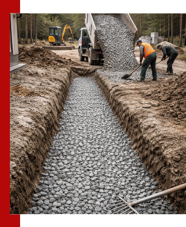 Щебень для дренажа с доставкой в Шадринске высокого качества