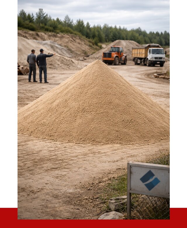 Карьерный песок навалом в Шадринске от 1861 р. | ПРОНЕРУДШдр