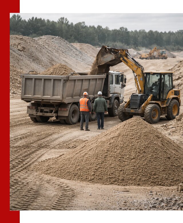 Карьерный среднезернистый песок с доставкой в Шадринске