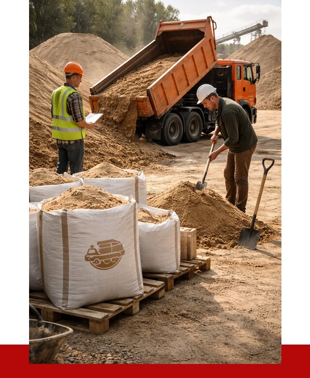 Строительный песок в Шадринске от 2275 р. с доставкой, ПРОНЕРУДШдр