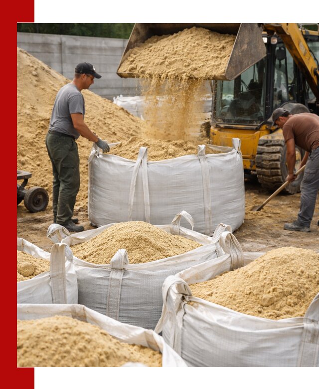 Поставка качественного песка для кладки в Шадринске