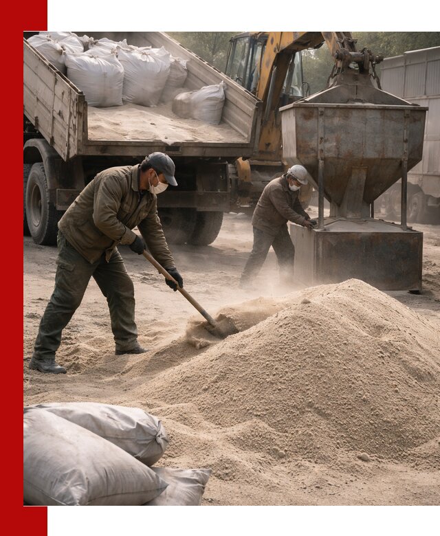 Кварцевый песок для пескоструя в Шадринске — доставка и качество