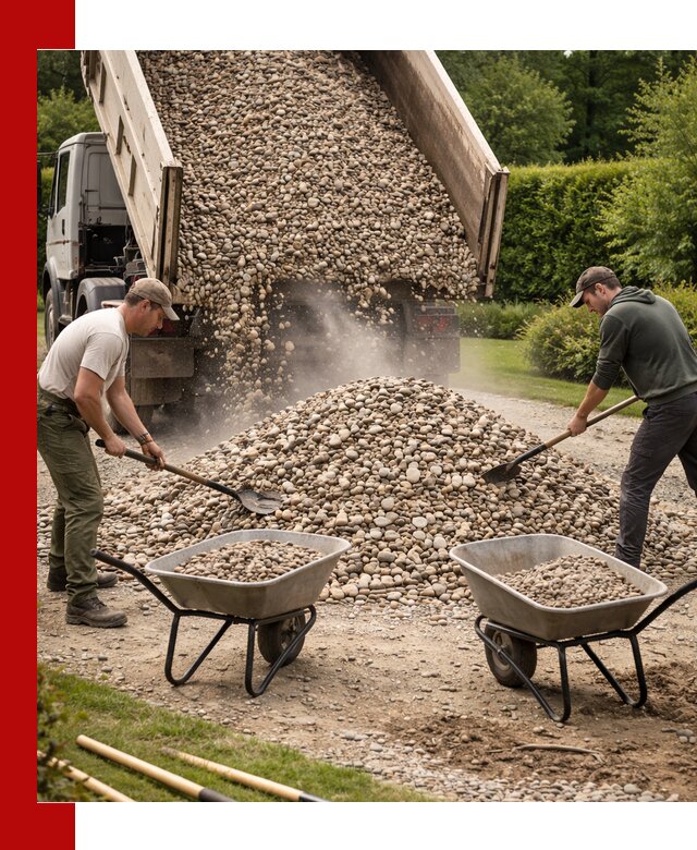 Доставка и продажа декоративной гальки в Шадринске