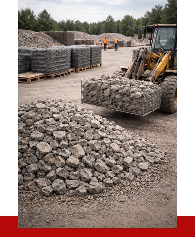 Камень для габионов фракция 70-150 в Шадринске от 4343 р. | ПРОНЕРУДШдр