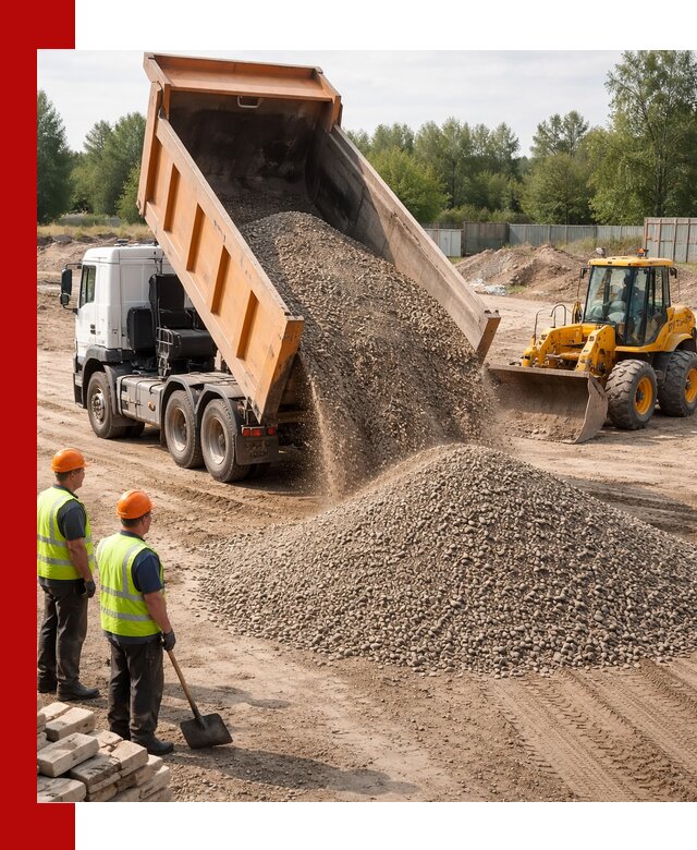 Доставка щебёночно-песчаной смеси ЩПС С7 в Шадринске