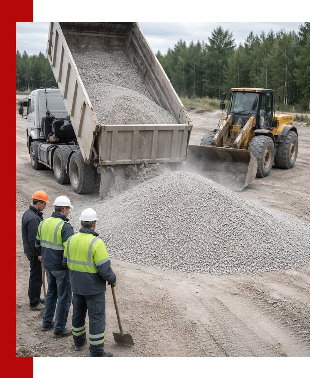 Известняковый отсев 0-5 доставка в Шадринске быстро и выгодно