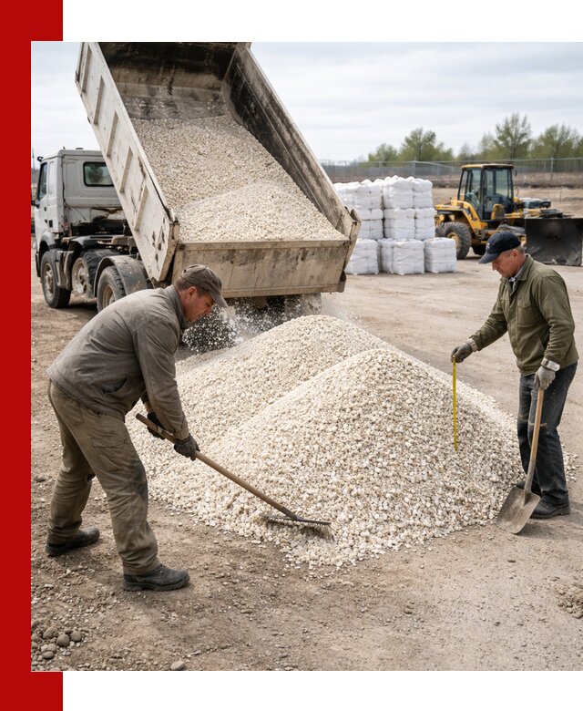 Мраморная крошка с доставкой и разгрузкой в Шадринске