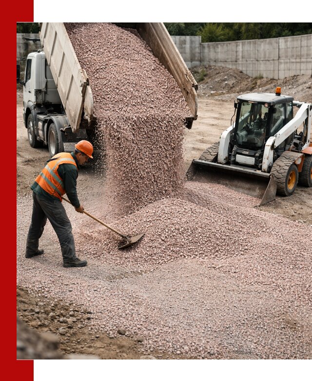 Крошка розовый гранит с доставкой в Шадринске от производителя