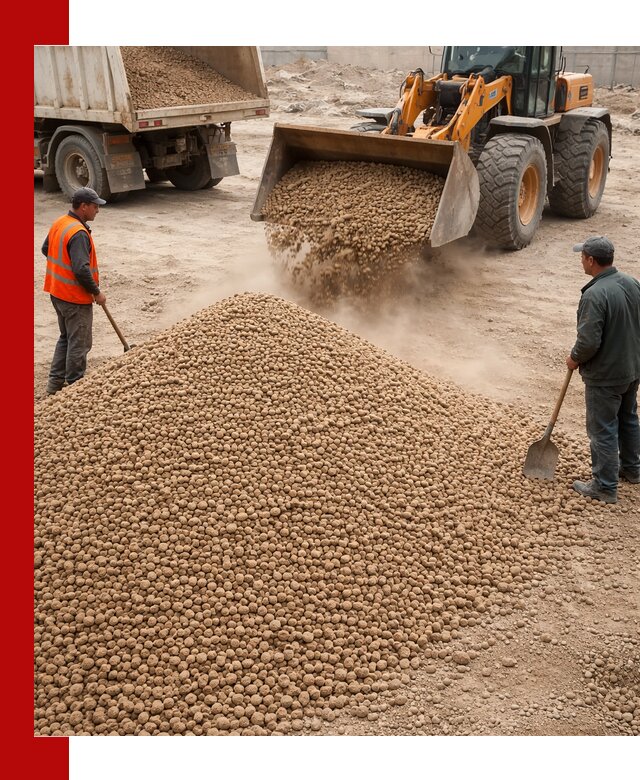 Керамзит фракция 10-20 с доставкой в Шадринске