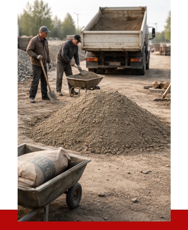 Цементно-песчаная смесь М150 в Шадринске от 4860 р. | ПРОНЕРУДШдр