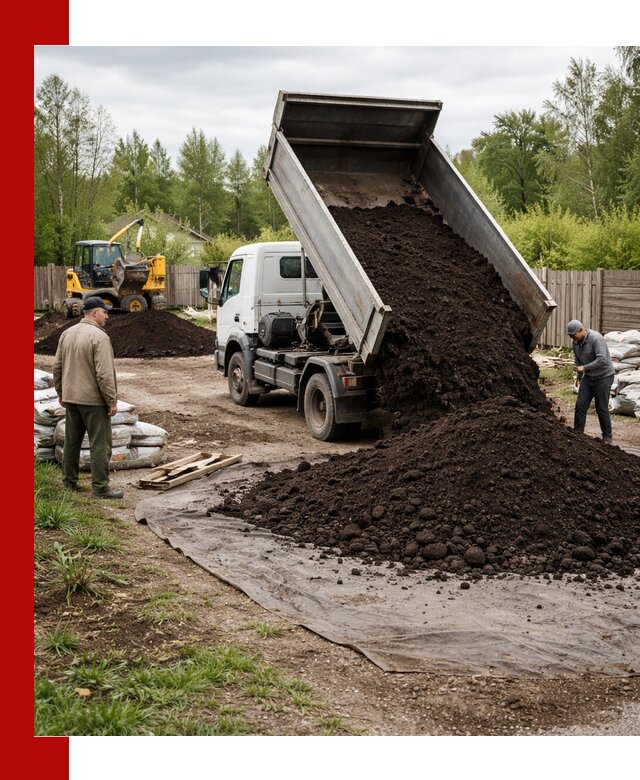 Доставка качественного почвогрунта в Шадринске оптом и в розницу