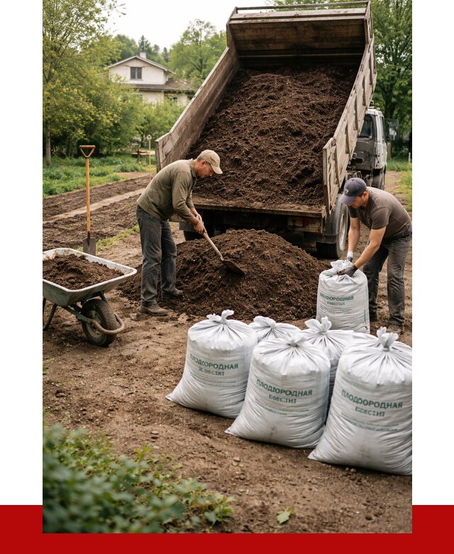Плодородная смесь в Шадринске от 4343 р./куб с доставкой | ПРОНЕРУДШдр