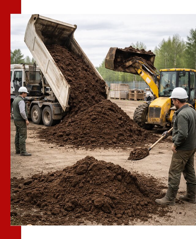 Доставка торфа оптом и в мешках в Шадринске