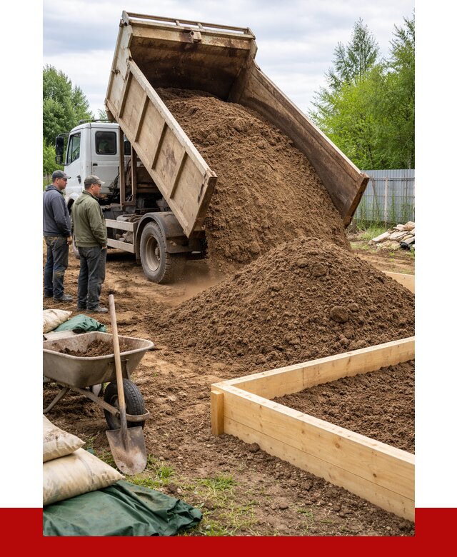 Торфо песчаная смесь в Шадринске с доставкой от 1913 р. | ПРОНЕРУДШдр