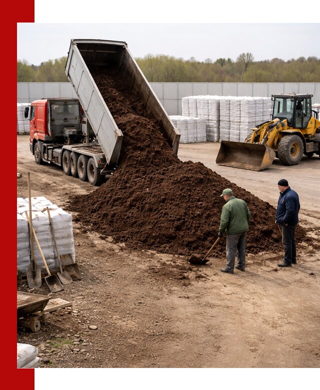 Доставка торфяных смесей оптом и в розницу в Шадринске
