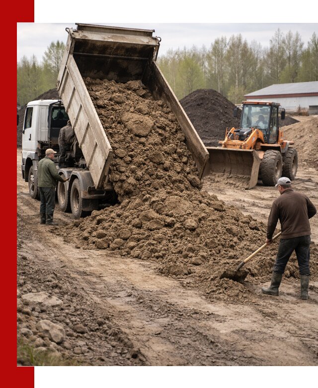 Доставка глин и суглинков в Шадринске оптом и вкрай