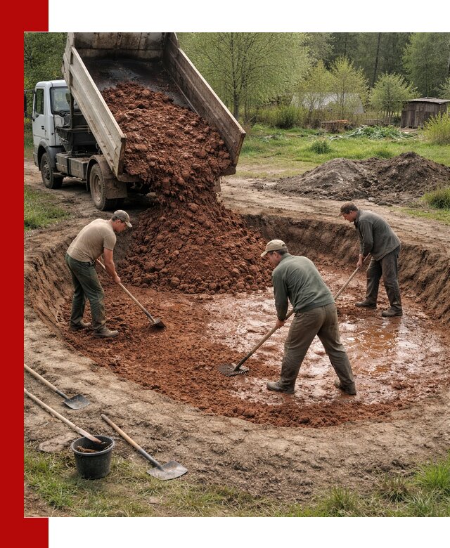 Купить качественную глину для пруда в Шадринске