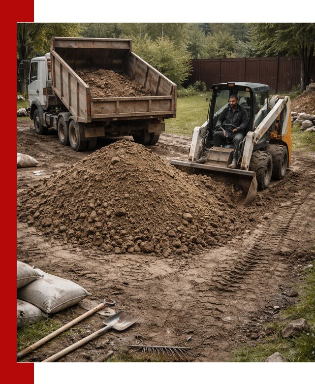 Суглинок для планировки участков в Шадринске с доставкой и выгрузкой