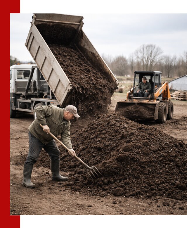 Доставка и продажа перегноя в Шадринске быстро и дешево