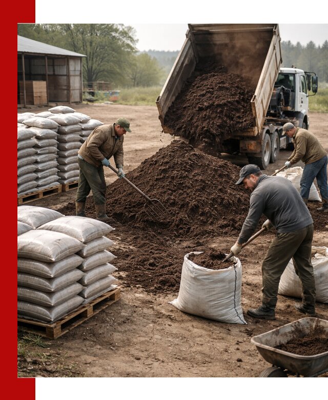 Доставка компоста оптом и в розницу в Шадринске