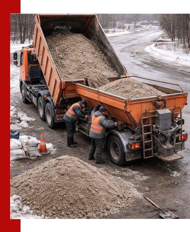 Поставка и вывоз пескосоля в Шадринске оптом и в розницу