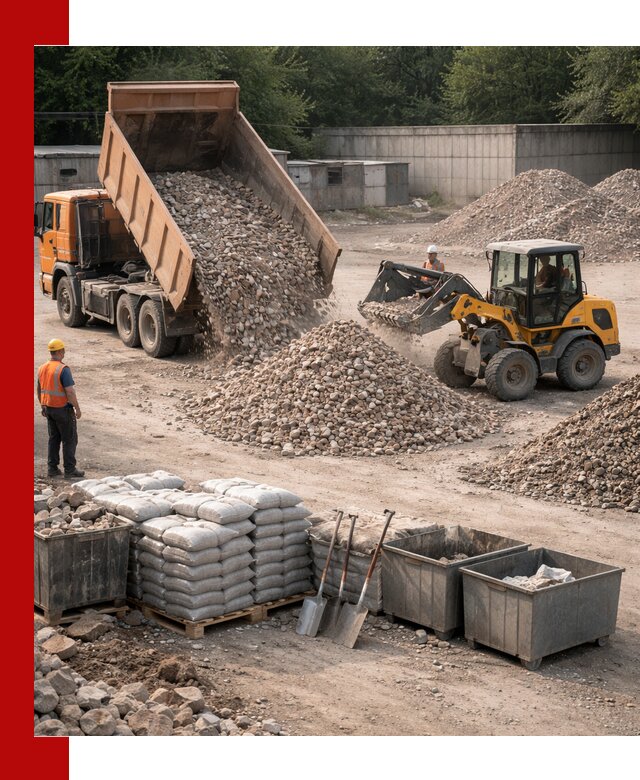 Вторичные материалы для отсыпки в Шадринске — поставка и доставка