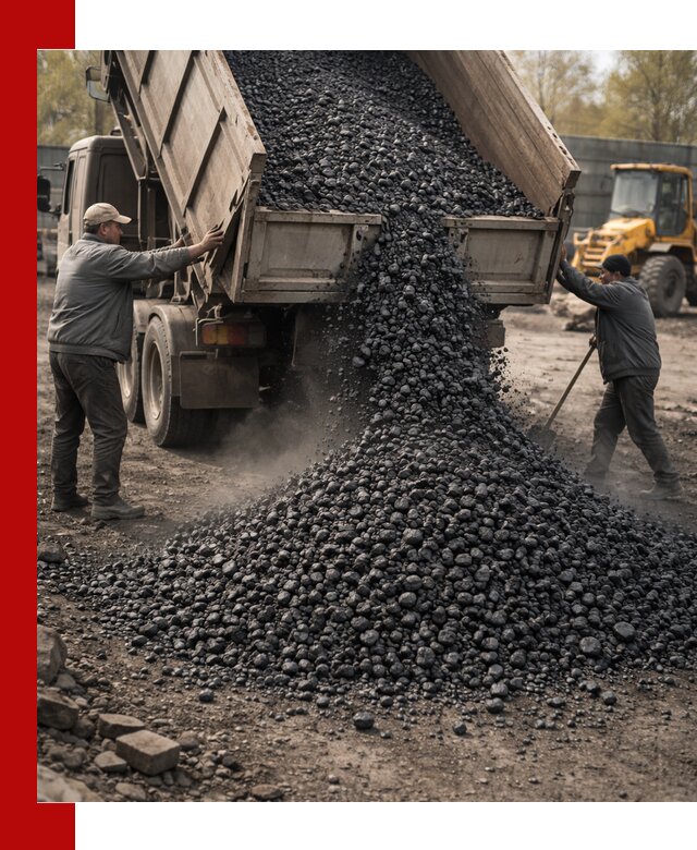 Доставка угля семечка самосвалами в Шадринске