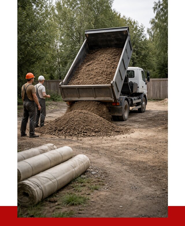 Доставка сыпучих материалов самосвалом в [cvi] от 4343 р. | ПРОНЕРУДШдр