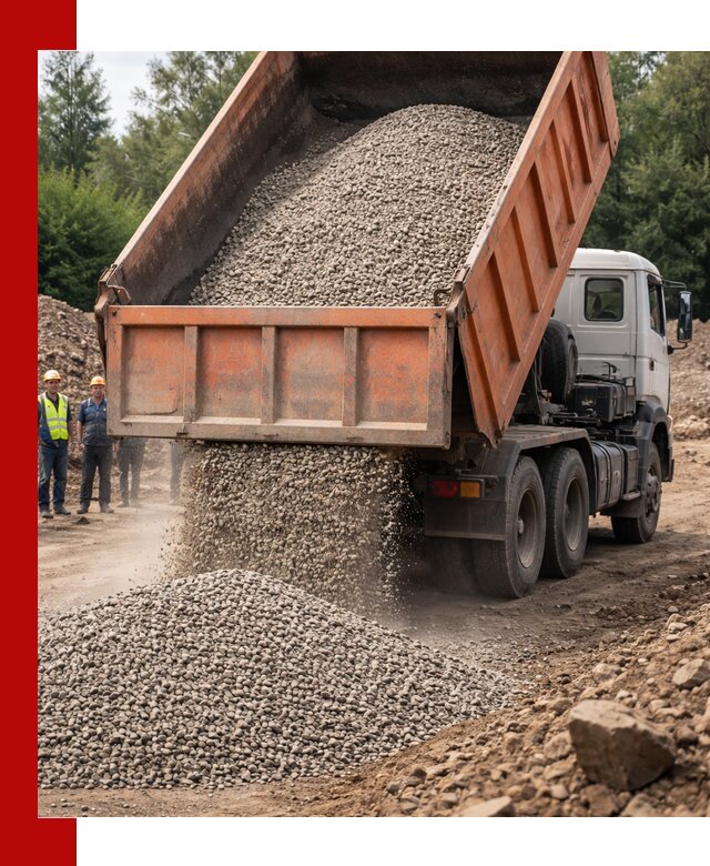 Доставка сыпучих материалов самосвалом в Шадринске быстро и надежно